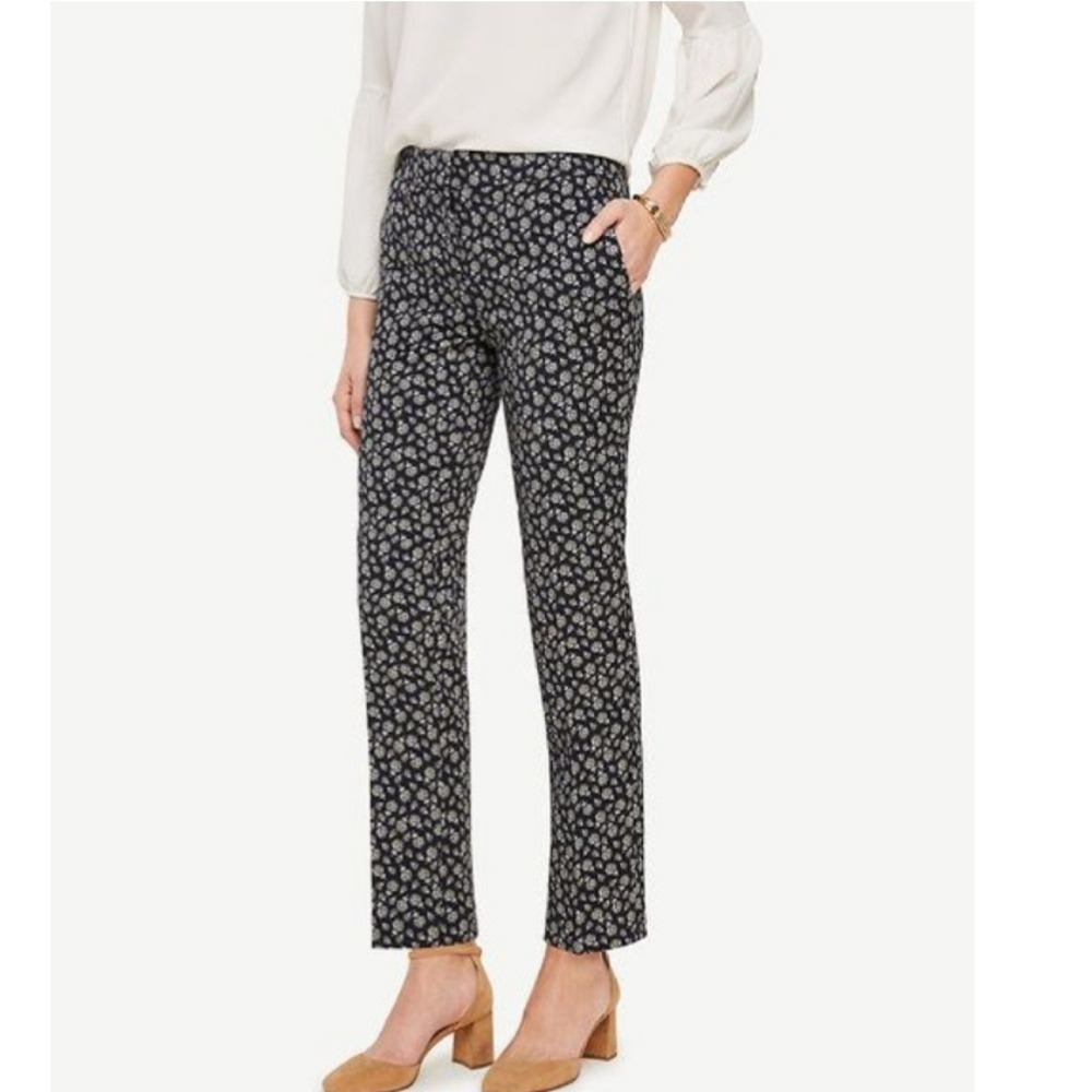 NWT Ann Taylor Kate Budding Blossom Ankle Pants